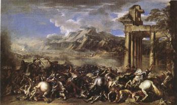 Salvator Rosa A Herois Battle (mk05) oil painting picture
